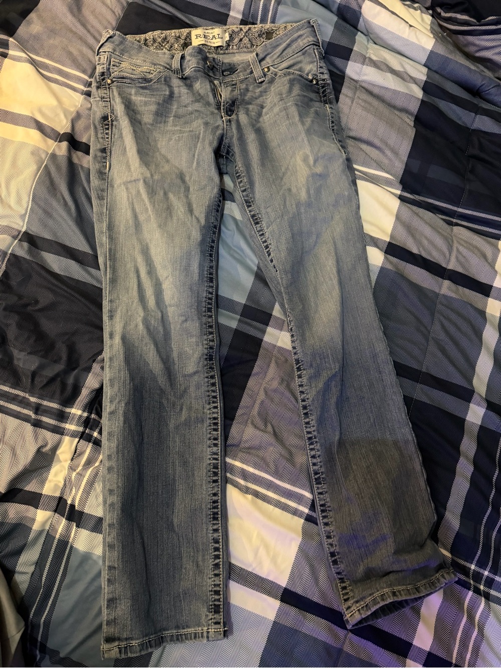 Ariat Women's Light Blue Boot Cut Jeans